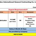 Urgent Requirement For Pipe Fabricators.