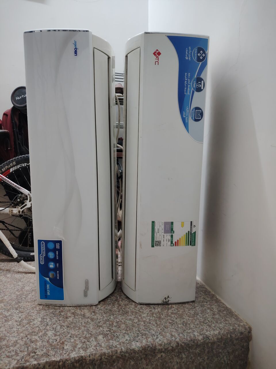 Irqah, Air Conditioners, SAR 1700,  2 Pcs 1.5 Ton 18K BTU Split ACs Good Condition For Sale