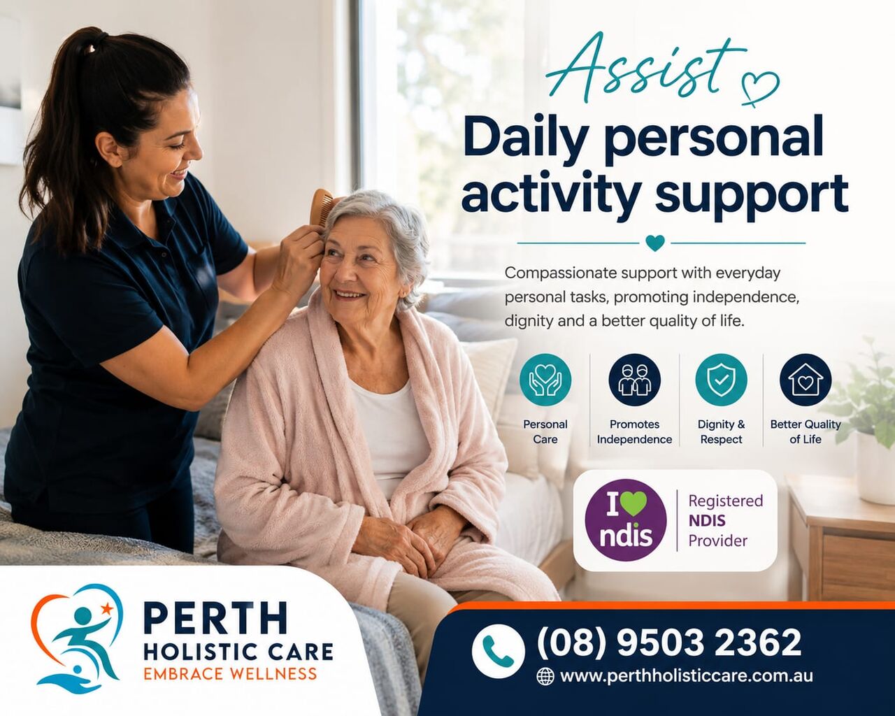 Perth, Elder Care, Reliable NDIS Assistance For Household Tasks In Byford, Perth WA