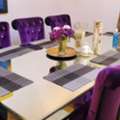 SAR 1099,  ✨ Elegant 8-Seater Glass Dining Table – Like New | Only 1,099 SAR