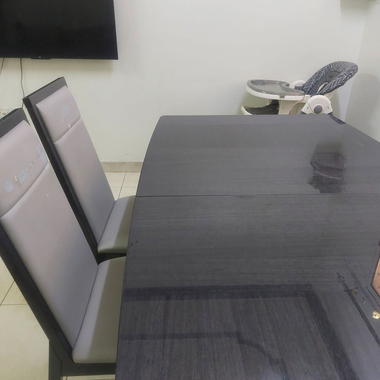 Riyadh, Furniture, SAR 600,  Dining Table With 8 Chairs For Sale &ndash; Good Condition