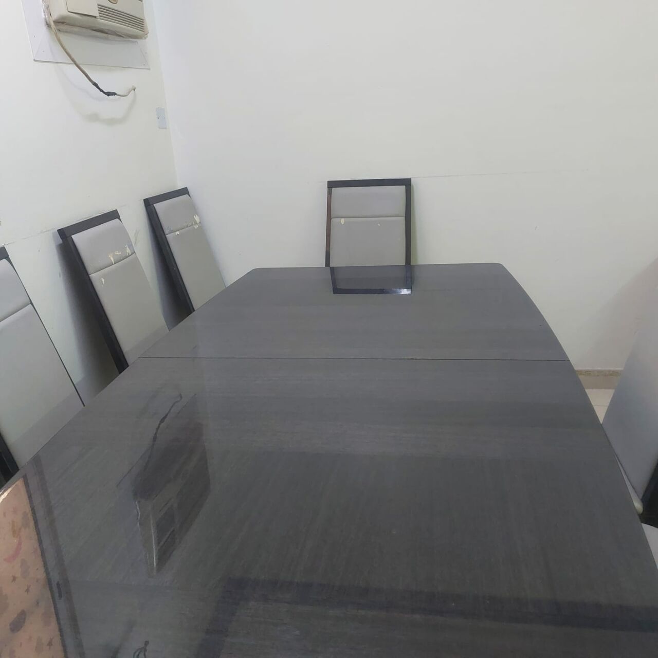 Riyadh, Furniture, SAR 600,  Dining Table With 8 Chairs For Sale &ndash; Good Condition