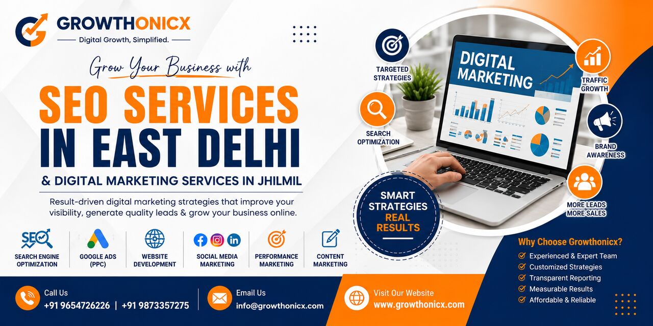 New Delhi, Business, Digital Marketing Services In Jhilmil &ndash; Boost Your Business Online