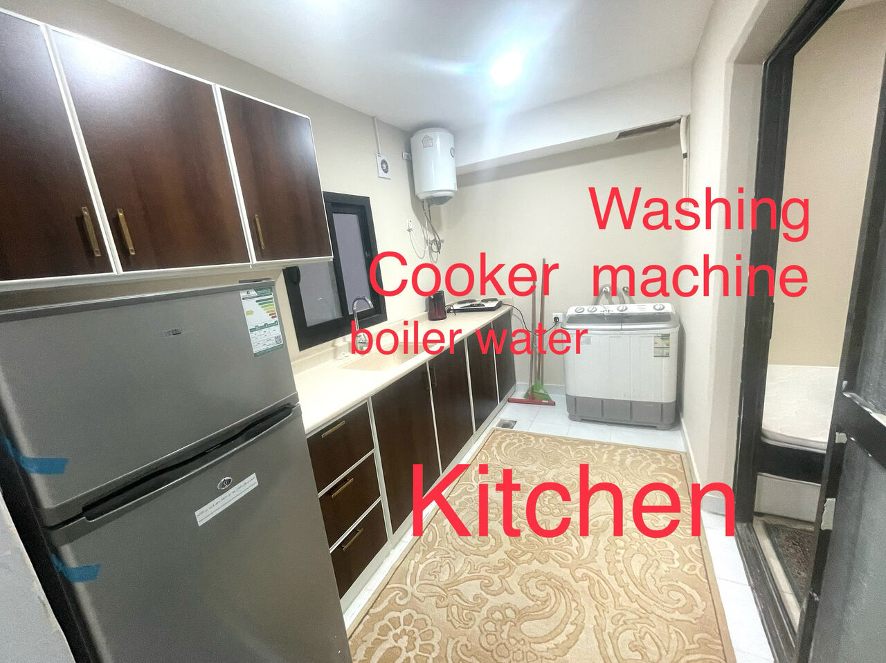 Fanateer, Rooms for Rent, Furnished,  Furnished Studio  Ready-to-move-in, - Available For Annual Rent (not Monthly) - Al Fanatee