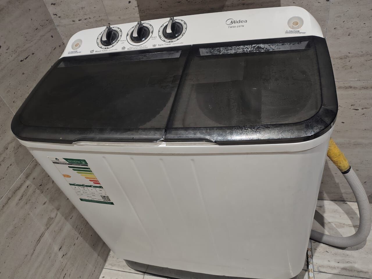 Riyadh, Appliances, SAR 300,  Twin Tub Washing Machine Midea