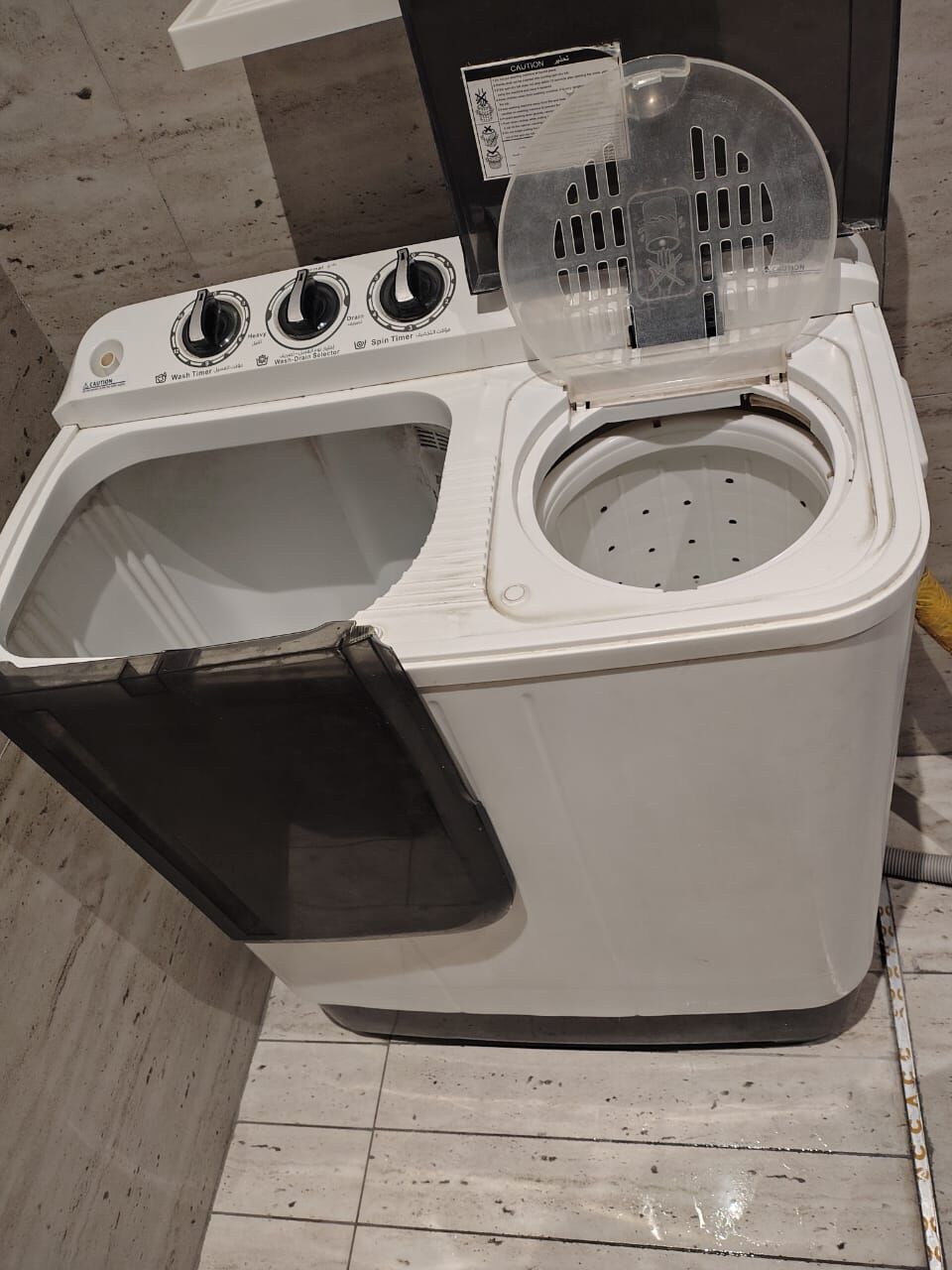 Riyadh, Appliances, SAR 300,  Twin Tub Washing Machine Midea