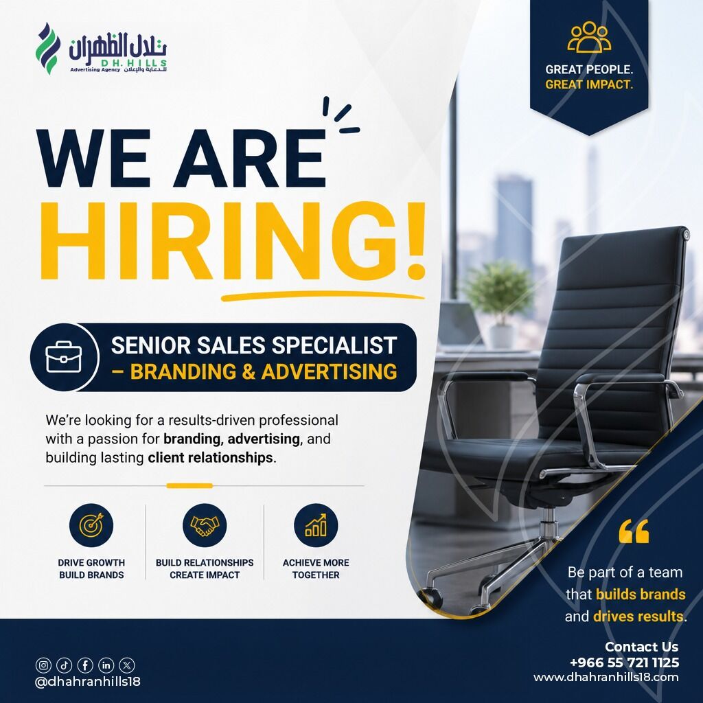 Khobar, Jobs, Senior Sales Specialist &ndash; Branding & Advertising