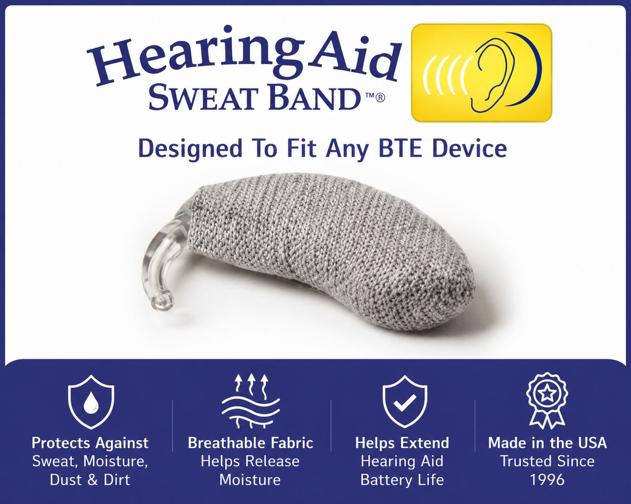 New York, Health & Beauty Items, USD 33,  Sweatbands For Hearing Aids | Comfortable Moisture Protection For BTE Devices