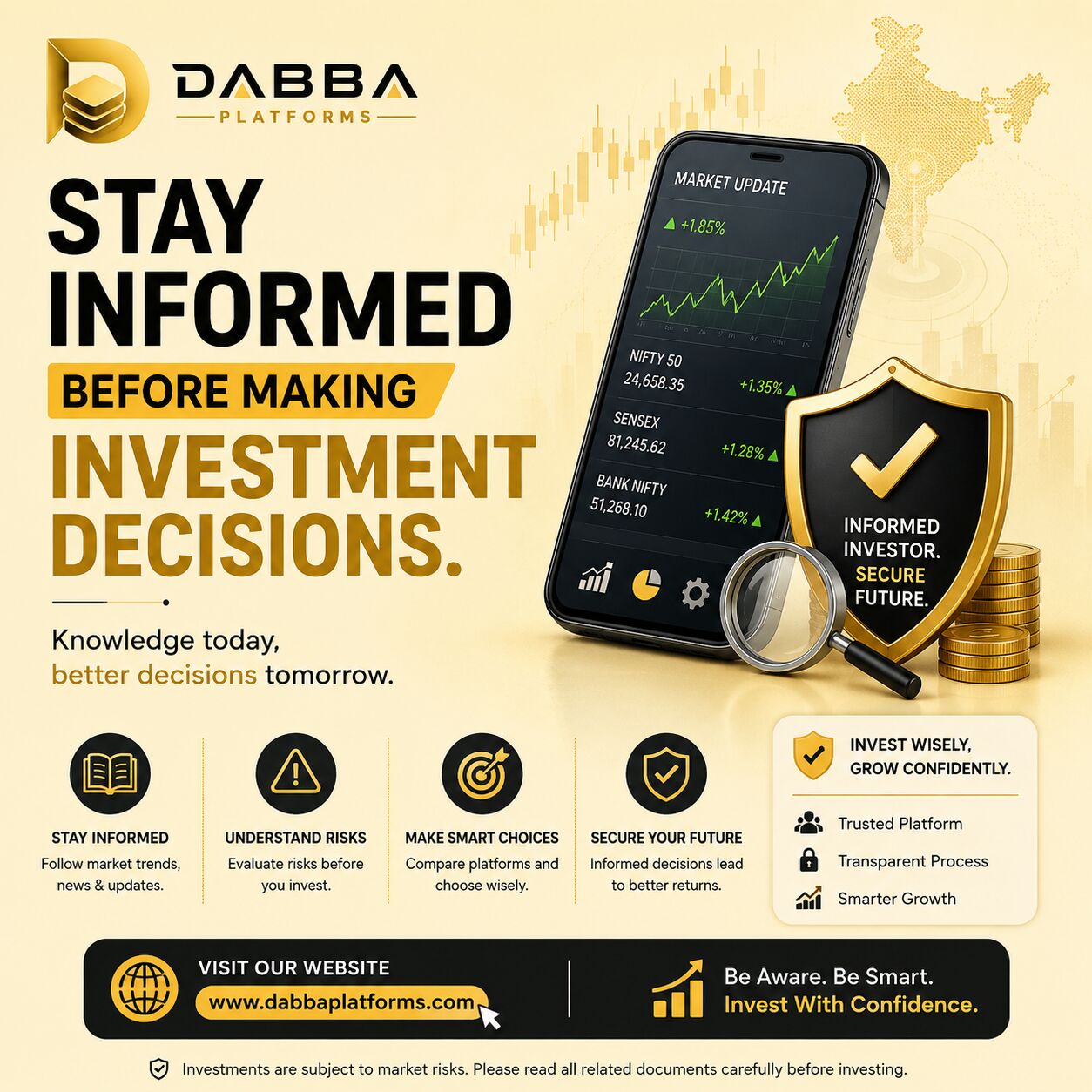 Mumbai, Business, Stay Informed Before Making Investment Decisions