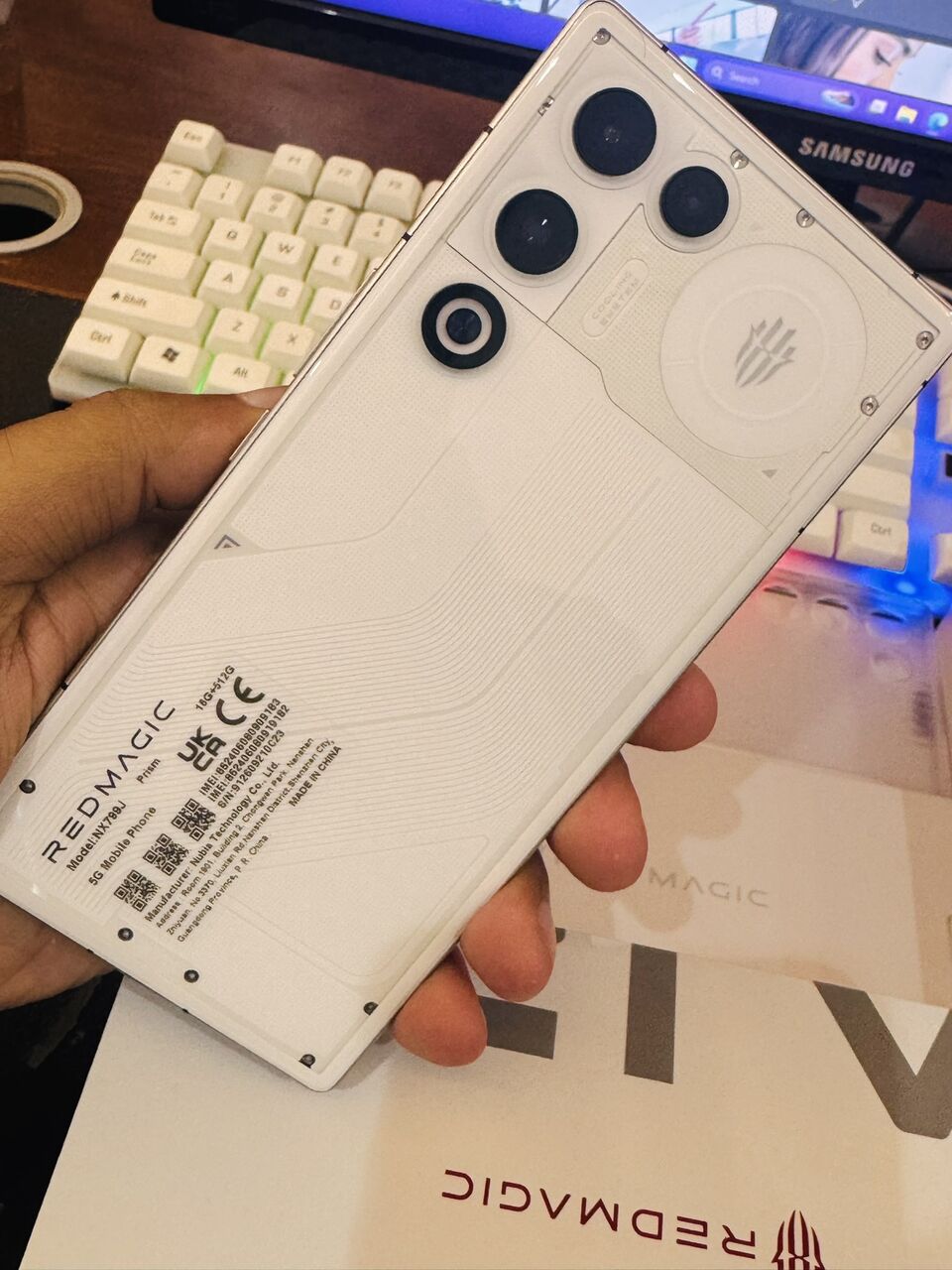 Riyadh, Mobile Phones, SAR 2550,  Redmagic 11 AIR 512GB White International Version
