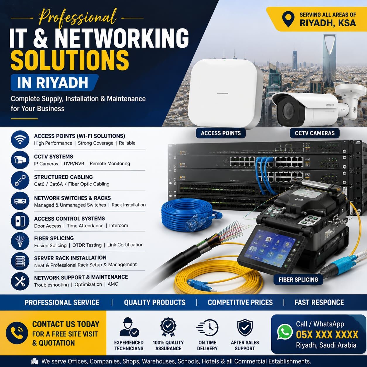 Riyadh, Technical, Professional IT & Low Current Services &ndash; Freelance