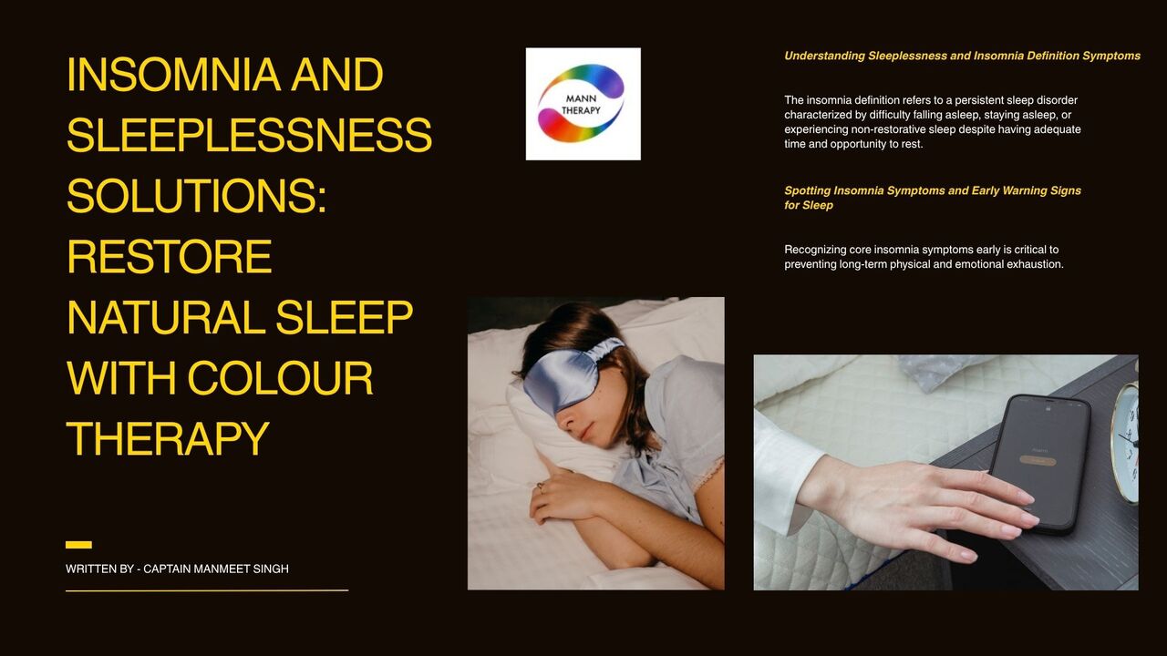 Mumbai, Health, Insomnia And Sleeplessness Solutions: Restore Natural Sleep With Colour Therapy