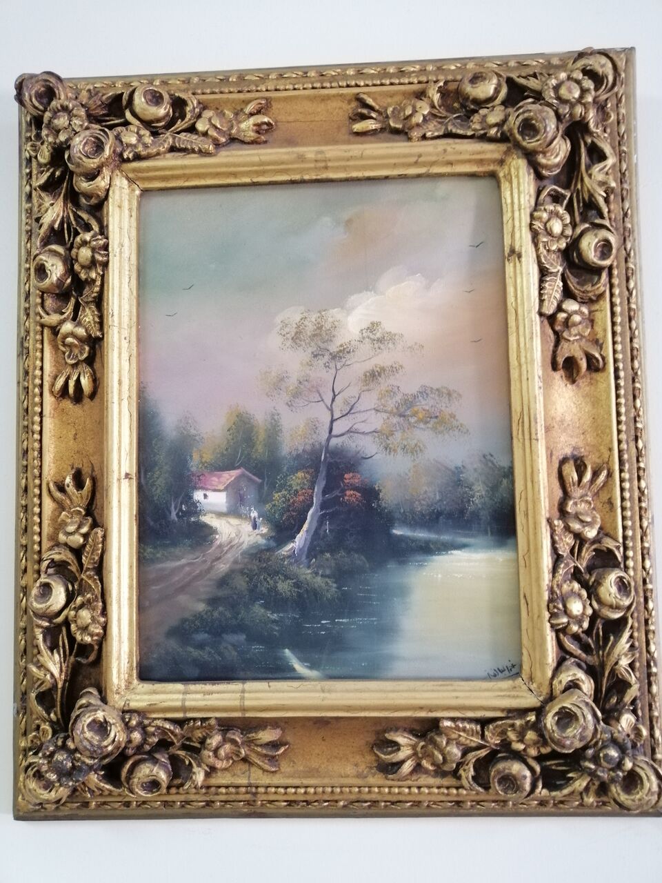 Dhahrat Laban, Collectibles, SAR 1500,  Exquisite Set Of 5 Authentic Hand-Painted Oil Canvas Paintings (Signed & Certified 1996).