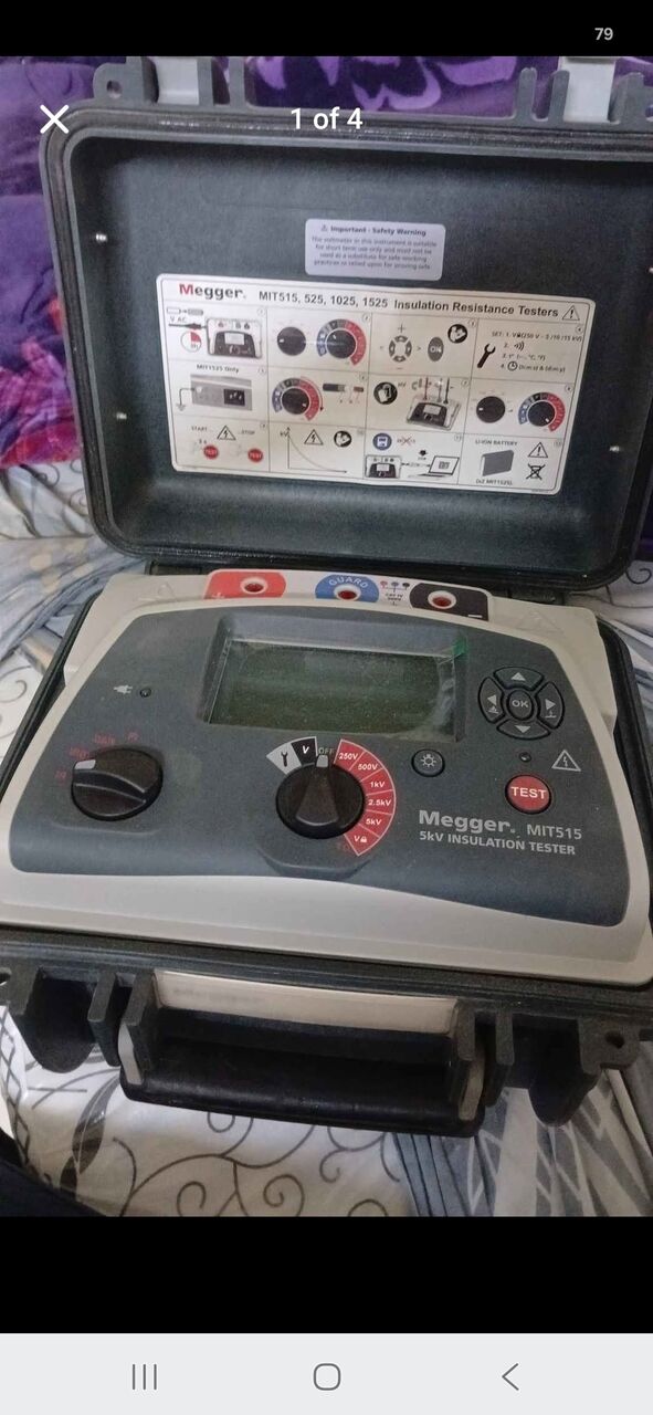 Dammam, Machinery, SAR 8000,  Megger