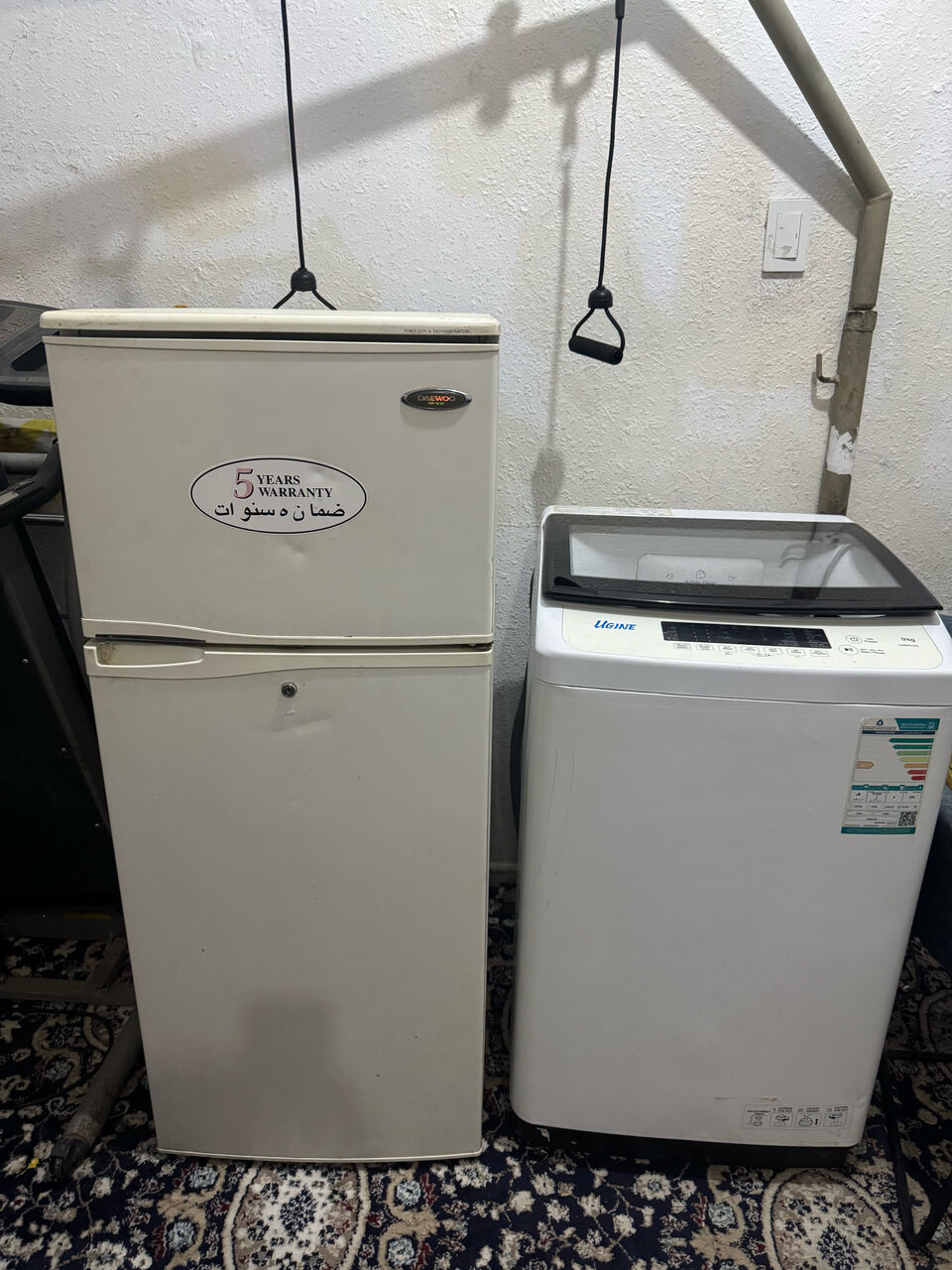 Jubail, Appliances, SAR 549,  Urgent Sale Double Door Fridge And Fully Automatic Washing Machine