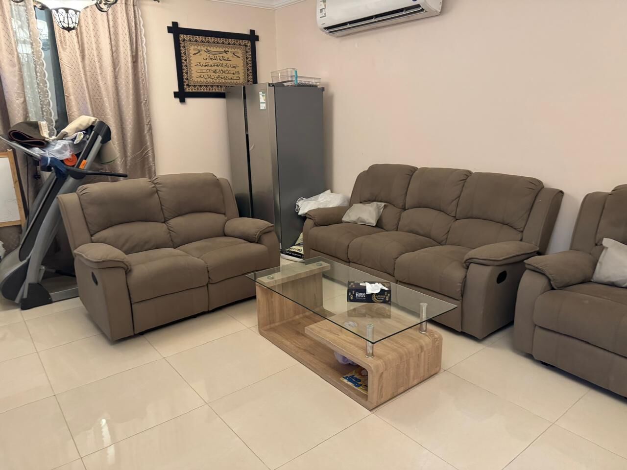 Dammam, Furniture, SAR 2200,  Home Center Recliner Sofa 3+2+1 Seater Good Condition
