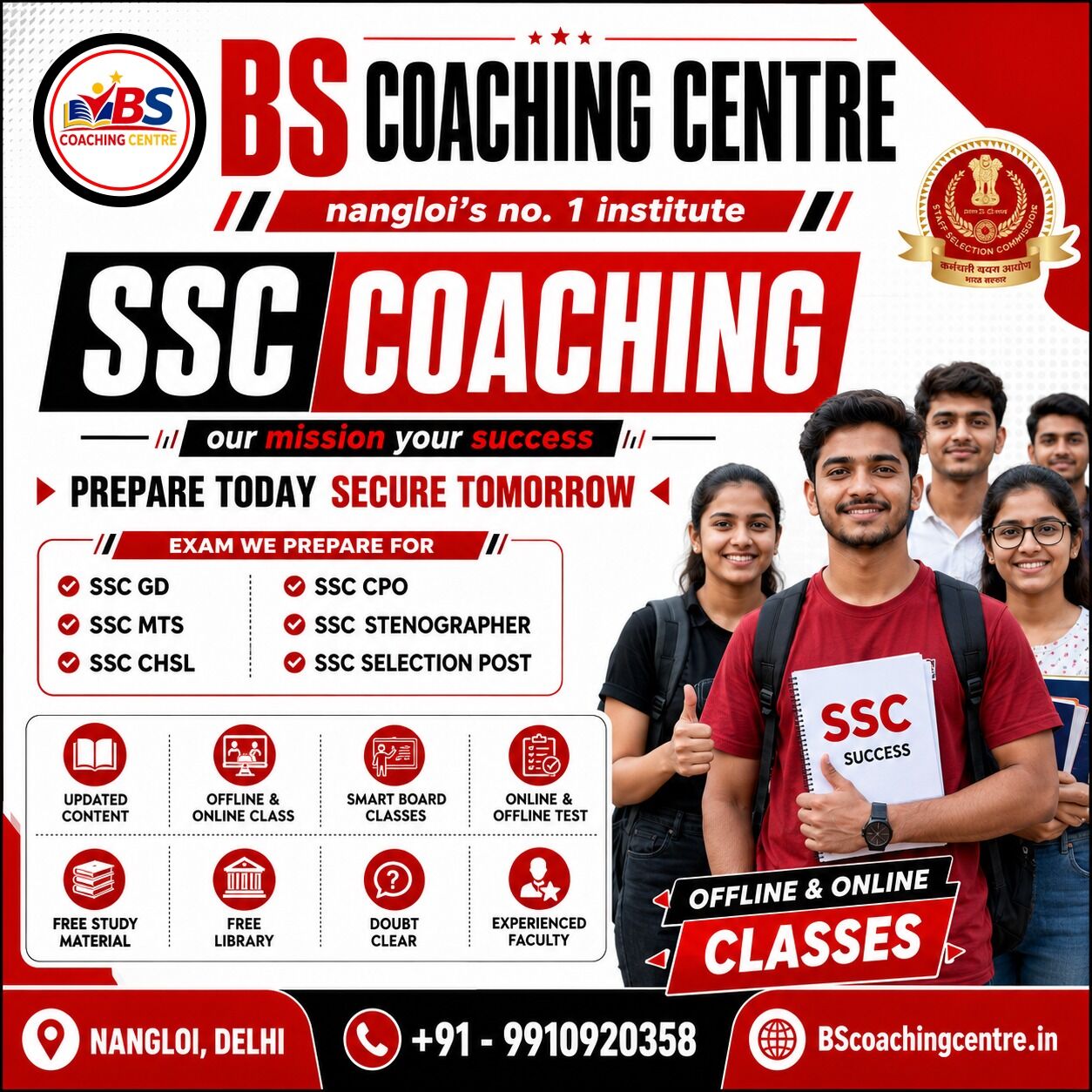 New Delhi, Education, Government Job Preparation After Graduation