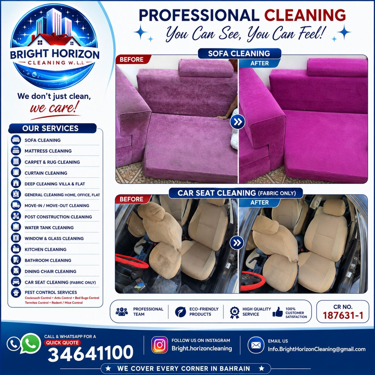 Adliya, Cleaning, Professional Deep Sofa Cleaning/Mattress Cleaning In Adliya