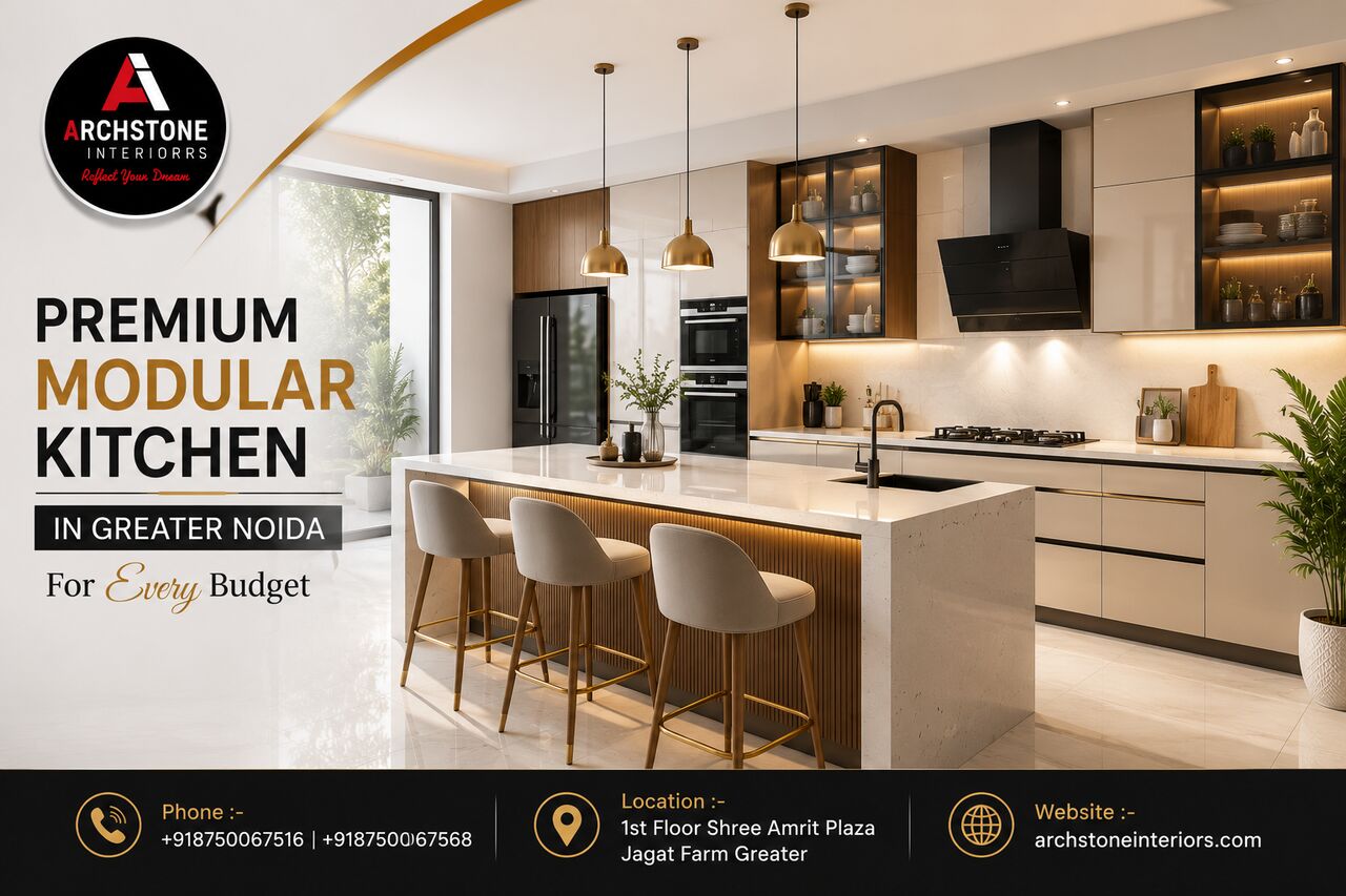 Greater Noida, Interior Design, Premium Modular Kitchen In Greater Noida For Every Budget