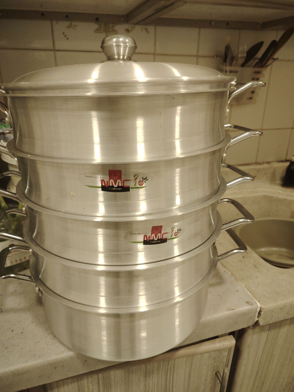 Riyadh, Household Items, SAR 200,  Aluminum 4 Layer Steamer