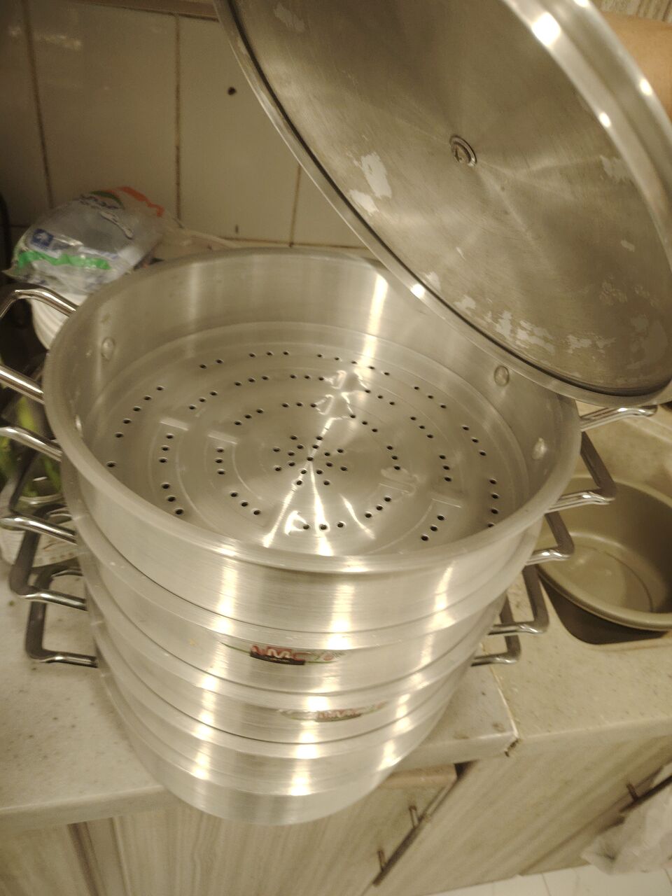 Riyadh, Household Items, SAR 200,  Aluminum 4 Layer Steamer