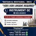 ( Non Aramco Instrument QC ) Very Urgent Requirement