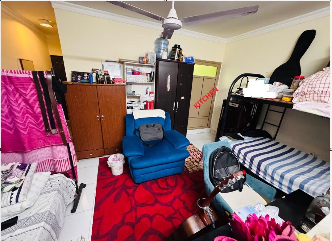 Ras Rumman, Bedspace For Rent, BHD 50/month,  BD 50-One Spacious Room Available For Sharing Including EWA (studio Flat-only 2 Person)
