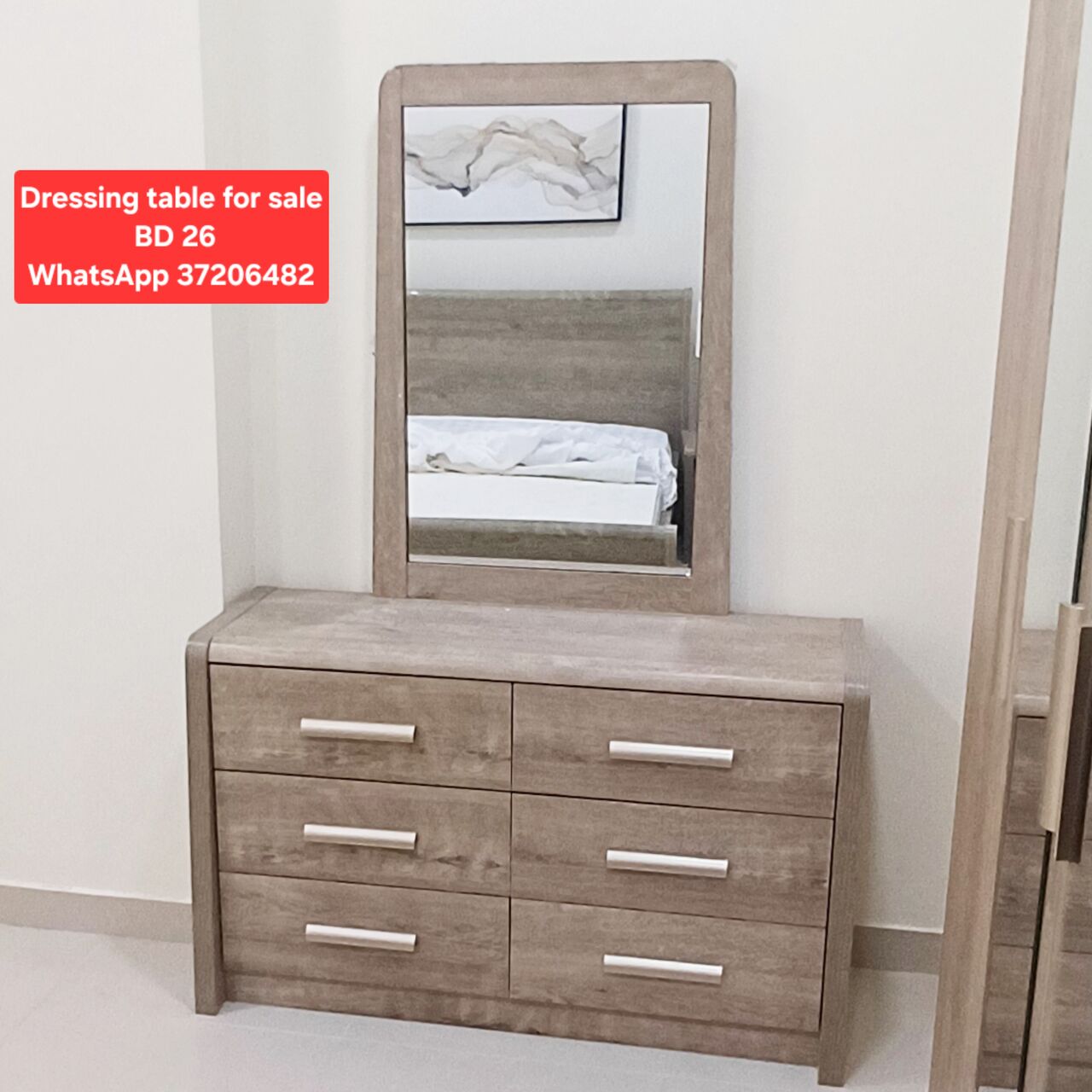 Manama, Furniture, BHD 26,  ✅️ Dressing Table For Sale In Good Condition With Delivery