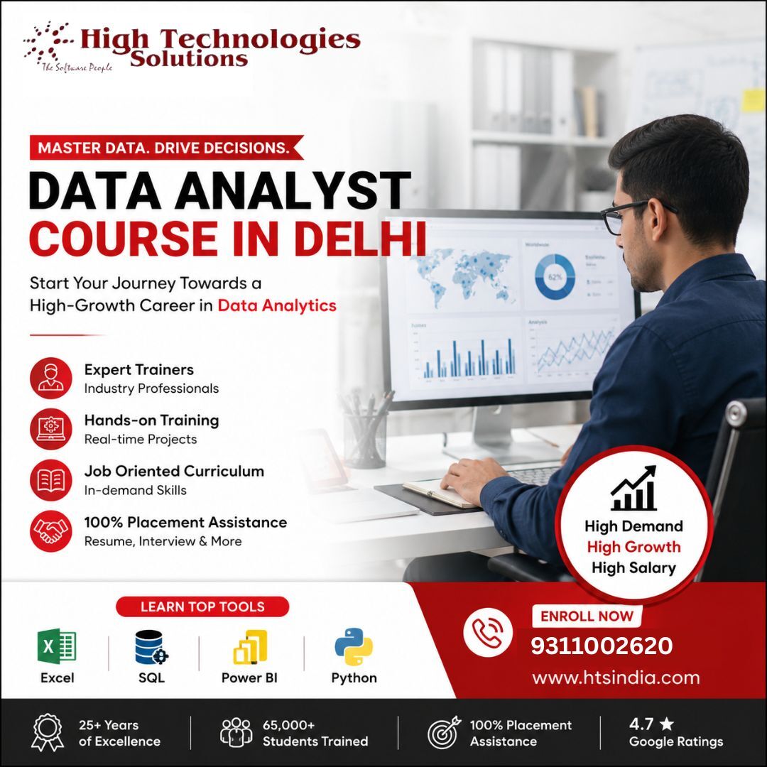 New Delhi, Education, Job-Oriented Data Analyst Training