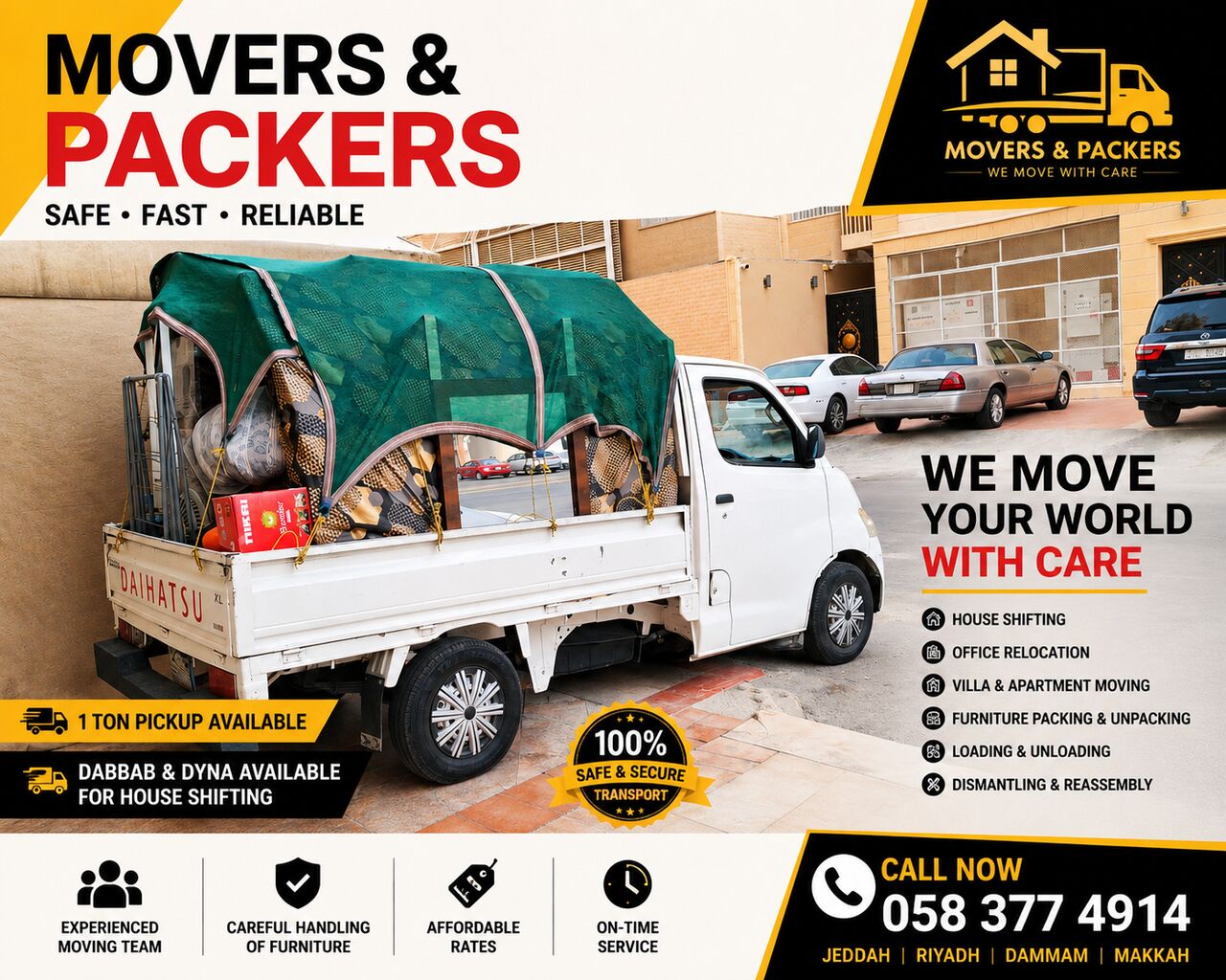 Jeddah, Household, Best Movers & Packers In Jeddah House Office Villa
