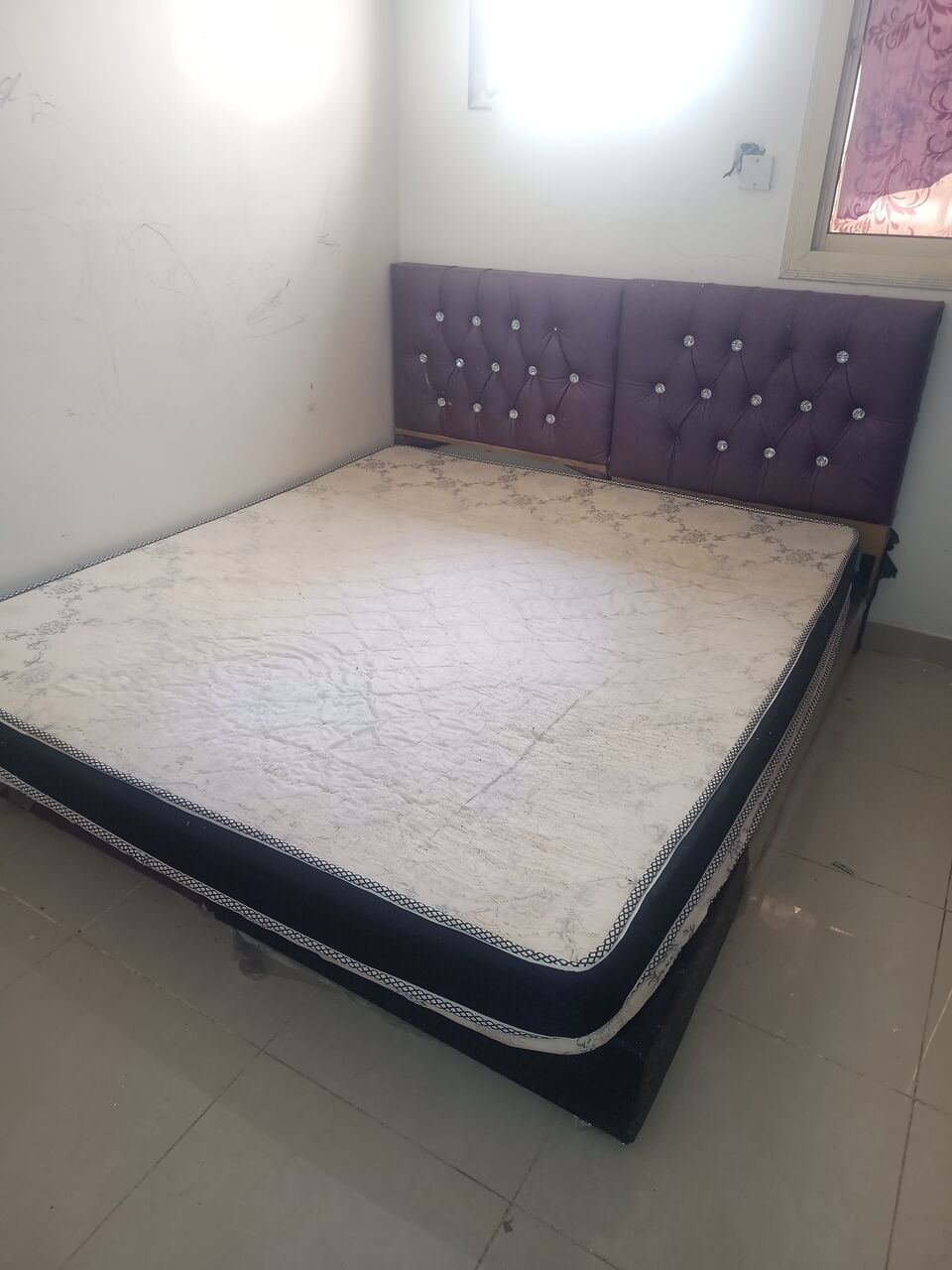 Madinah, Furniture, SAR 400,  Bed With Mattress For Sale