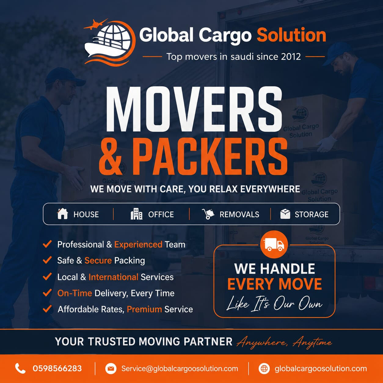 Jeddah, Cargo, Cargo  HOUSEHOLD, OFFICES / VILLA