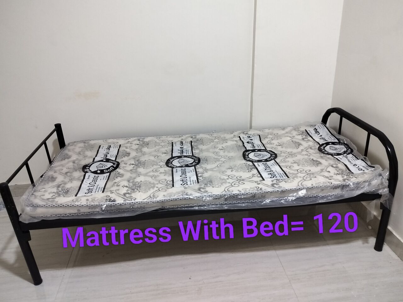 Jeddah, Household Items, SAR 100,  Bed And Mattress For Sell❗