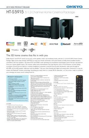 Dammam, Home Audio, SAR 2500,  Onkyo 5.1.2 Home Cinema System