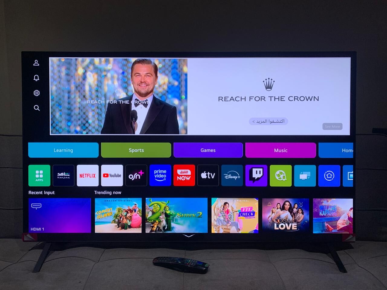 Khobar, Home Audio, SAR 2800,  LG 4K OLED Smart TV 55-inch OLED55A26LA