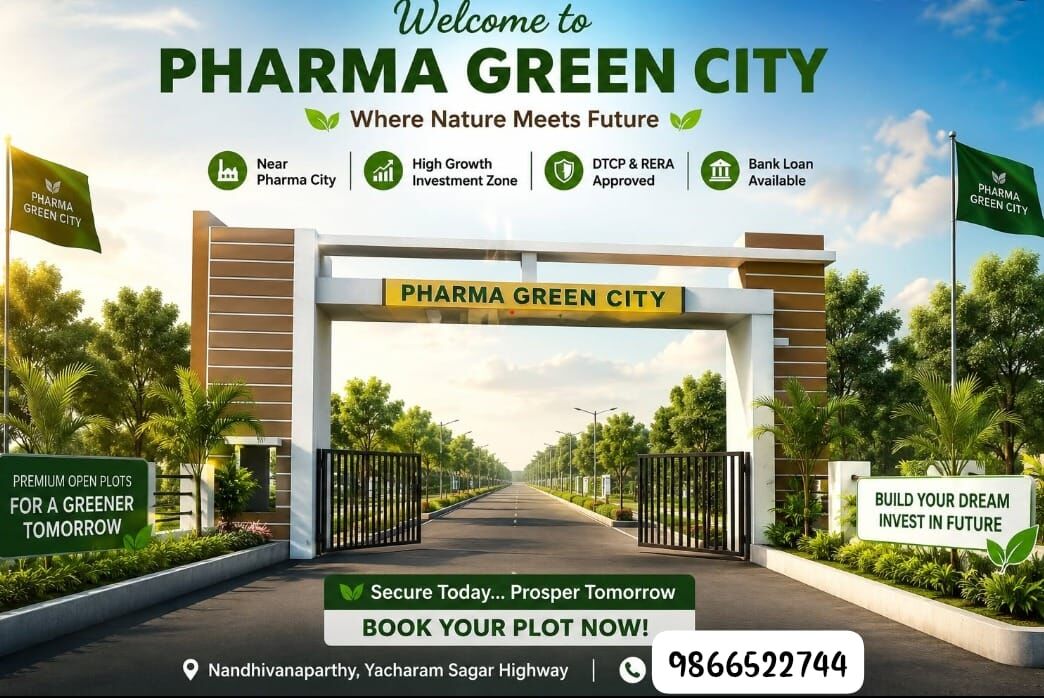 Hyderabad, Residential Plots, INR 13000,  183 Sq. Yard,  DTCP & RERA APPROVED OPEN PLOTS FOR SALE @FUTURE CITY