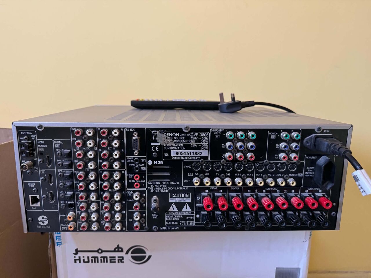 Dammam, Home Audio, SAR 1500,  Denon AVR-3806 7.1-channel AV Receiver