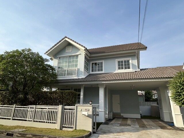 Bangkok, Villas, THB 55000,  60 Sq. Feet,  2-story Detached House For Rent, 60 Sq M., 3 Bedrooms, Burasiri Village, Panya Indra,