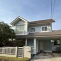 THB 55000,  60 Sq. Feet,  2-story Detached House For Rent, 60 Sq M., 3 Bedrooms, Burasiri Village, Panya Indra,