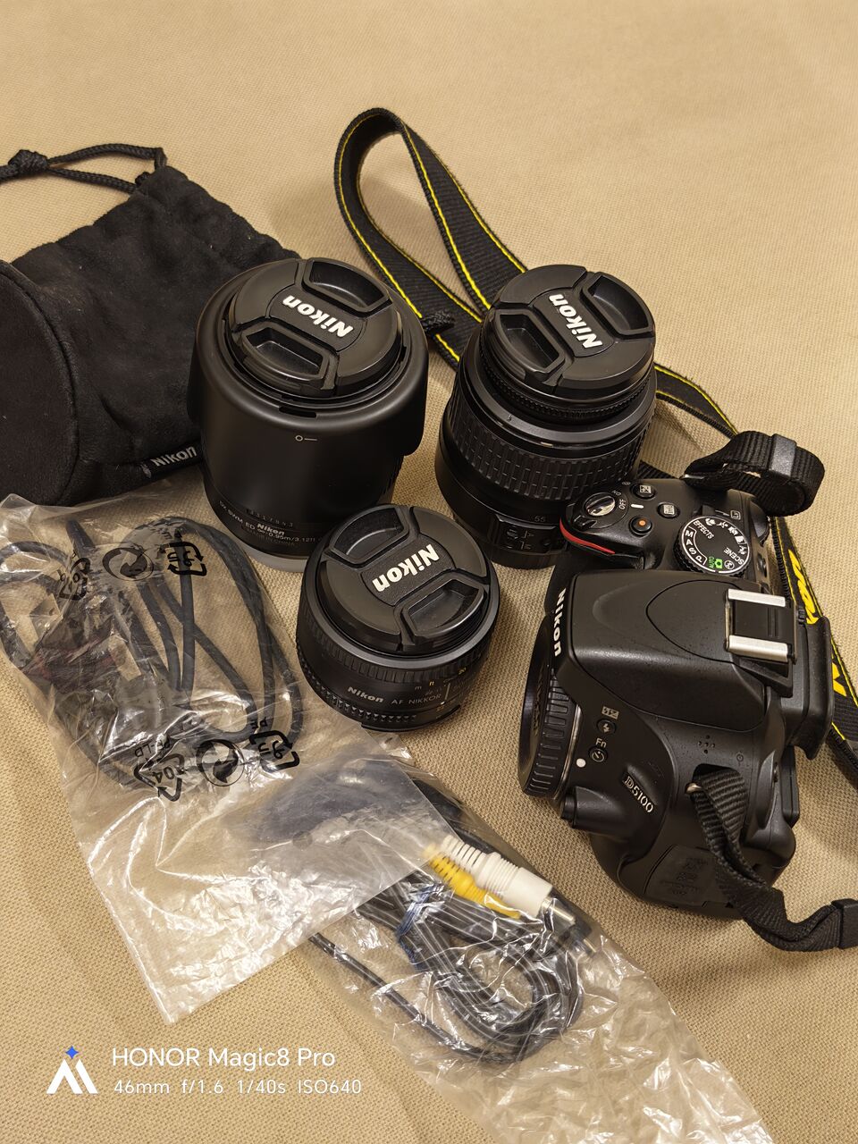 Dammam, Photo & Video, SAR 1400,  Nikon D5100 DSLR Kit &ndash; Very Low Shutter Count (8,637) + 3 Lenses