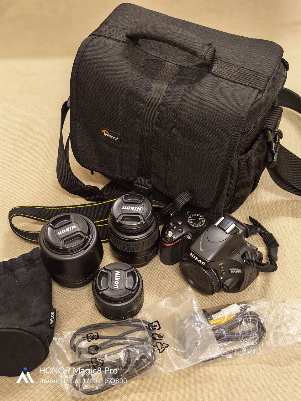Dammam, Photo & Video, SAR 1400,  Nikon D5100 DSLR Kit &ndash; Very Low Shutter Count (8,637) + 3 Lenses