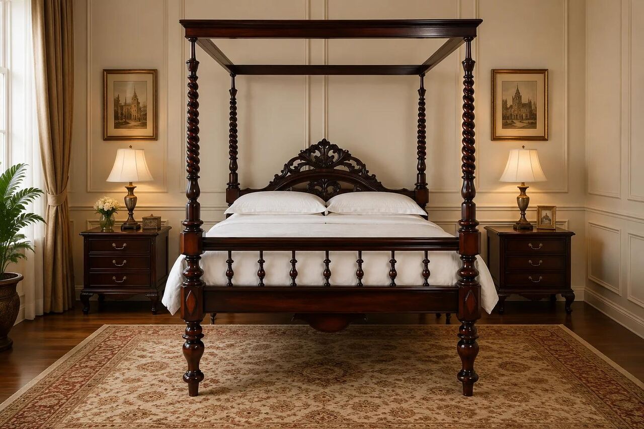 Mumbai, Furniture, Luxury Colonial Furniture In Solid Teak Wood | Royalzig