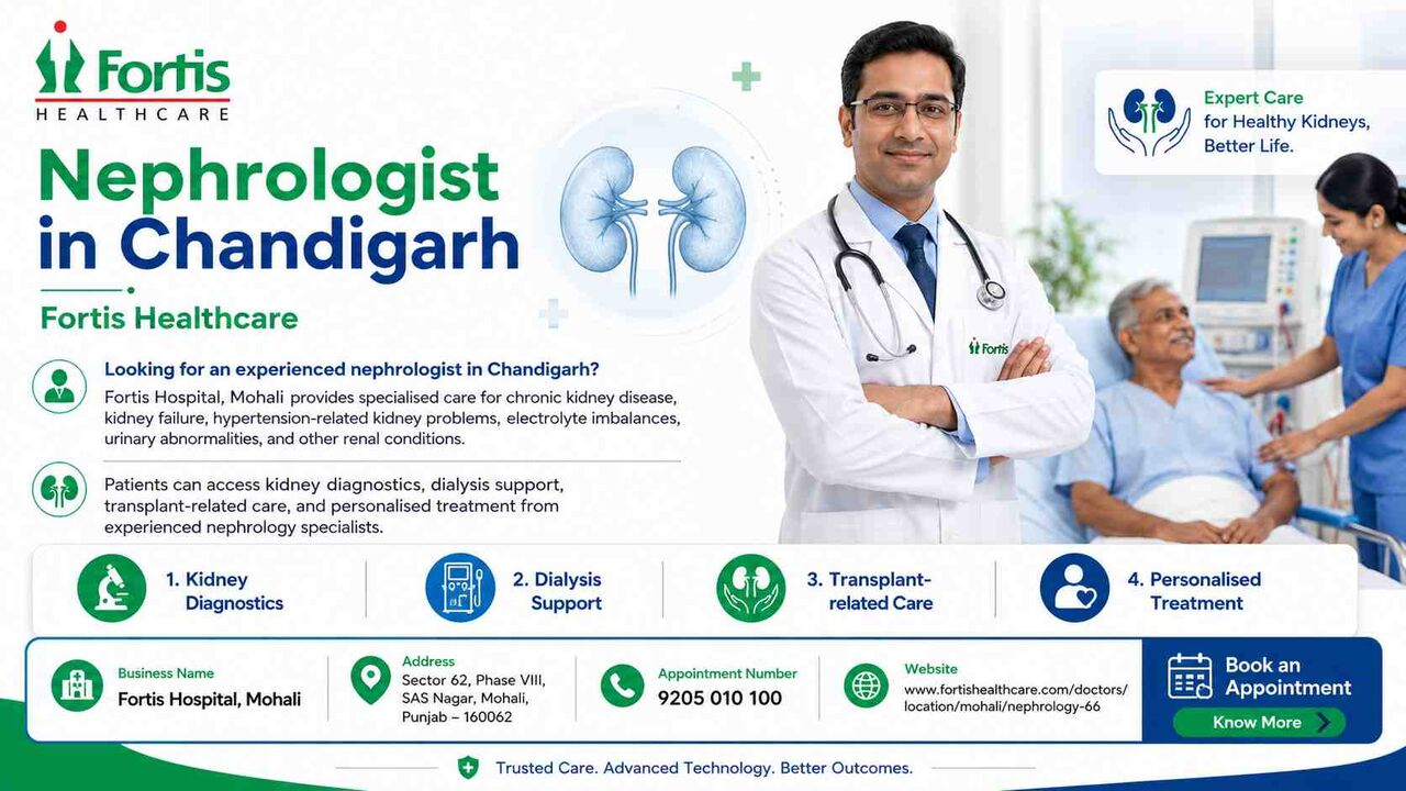 Punjab, Health, Nephrologist In Chandigarh | Fortis Healthcare