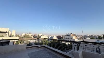 Abdoun, Apartments, Flats, Houses & Villas, JOD 25000/year,  Furnished,  3 BR,  Luxurious Rooftop For Rent In Abdoun