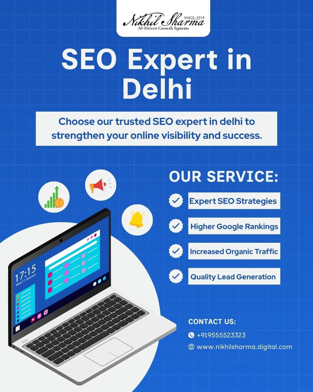 New Delhi, Marketing, Why Work With SEO Expert In Delhi At NikhilSharmaDigital For Results?