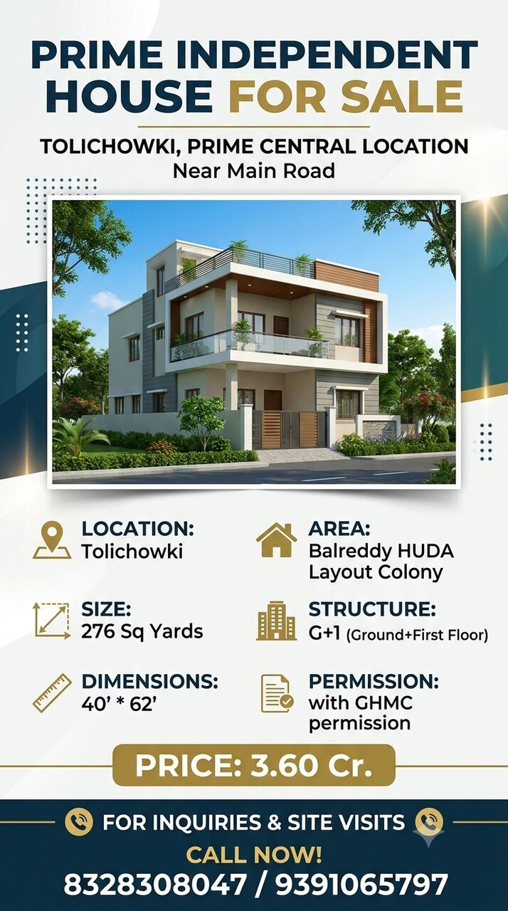 Hyderabad, Real Estate, INDEPENDENT HOUSE FOR SALE