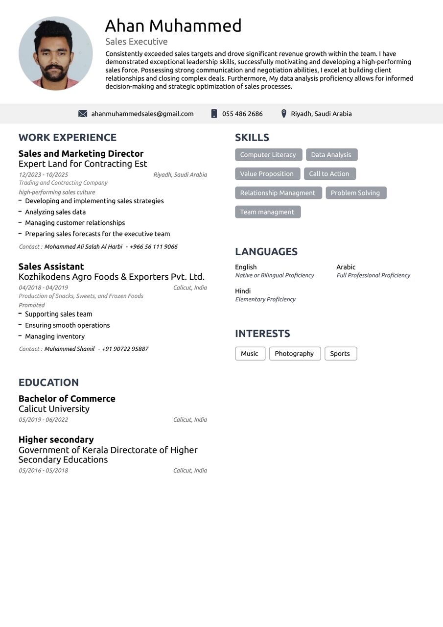 Riyadh, Job Seekers, Sales Executive