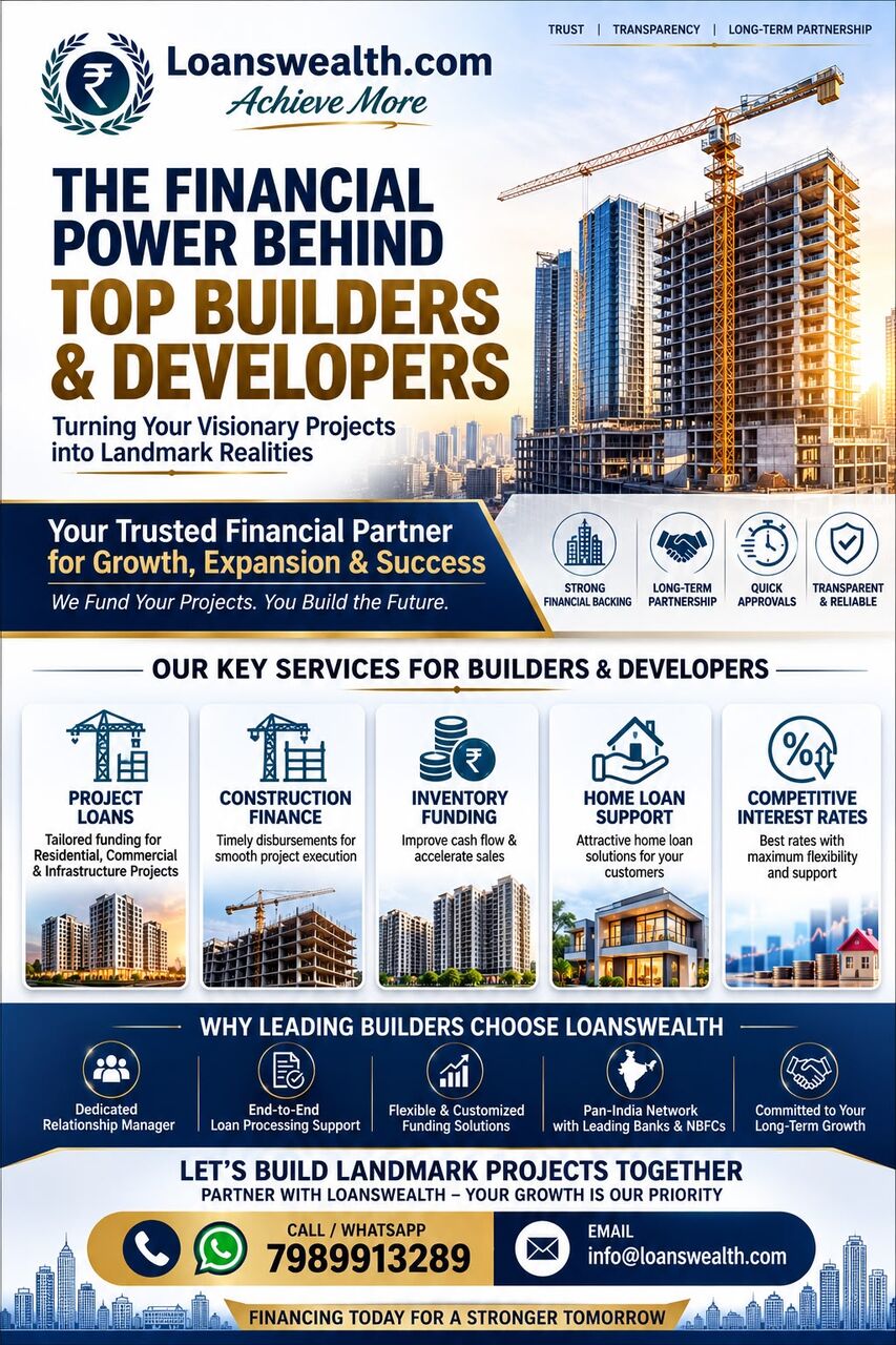 Hyderabad, Real Estate For Sale, LoansWealth &ndash; Personal & Business Loan Services In Hyderabad