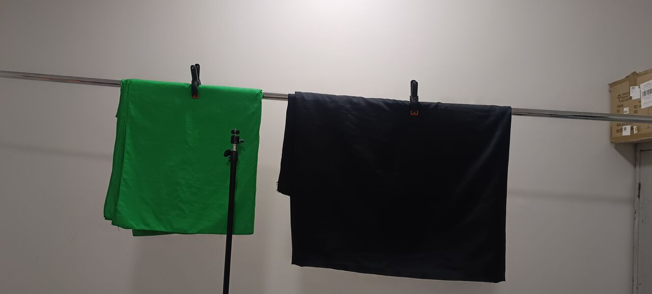 Yanbu, Clothing & Accessories, SAR 125,  Steel Pipe, Green Screen And Black Screen, Ring Light Stand