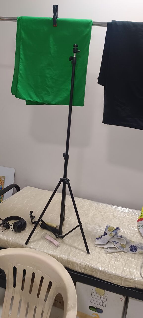 Yanbu, Clothing & Accessories, SAR 125,  Steel Pipe, Green Screen And Black Screen, Ring Light Stand